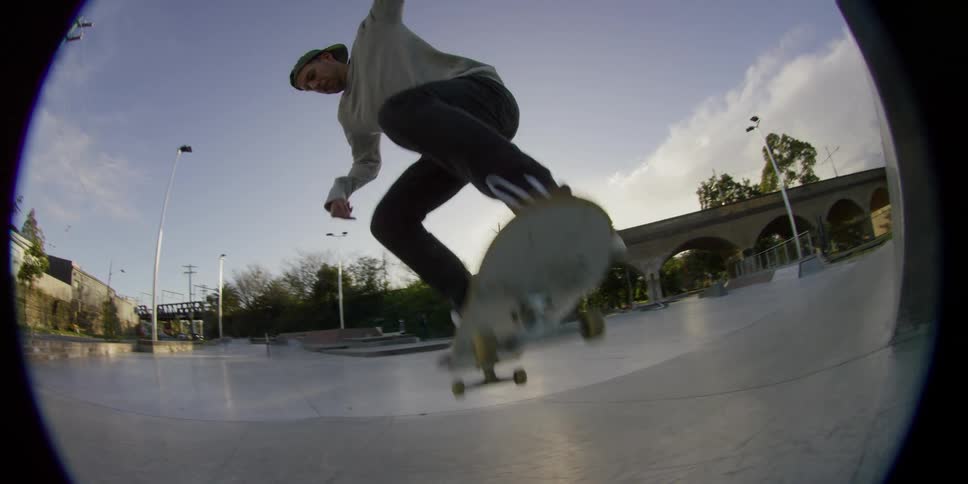 Person skateboarding