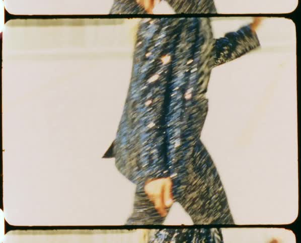 Woman walking outside