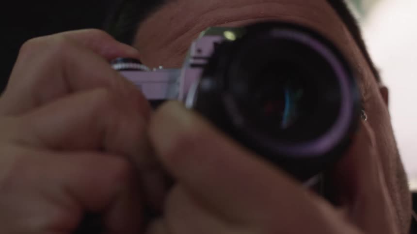 Man taking photos
