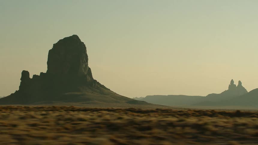 Mountains in desert