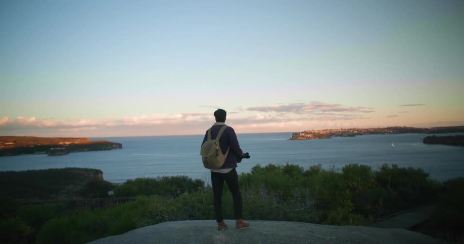 Man taking photos