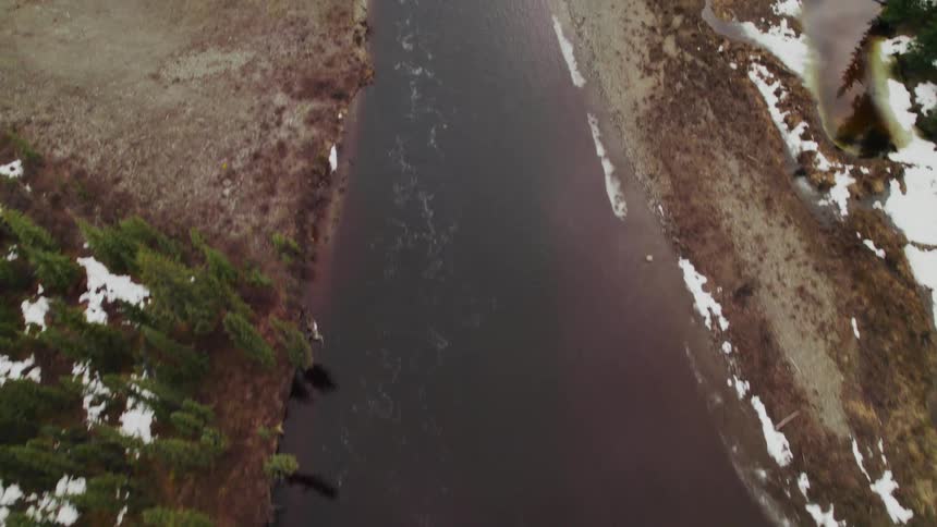 River flowing down