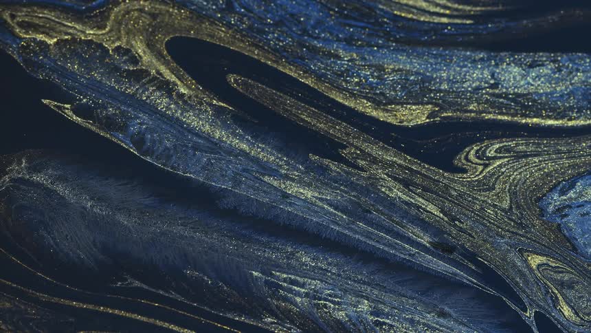 A complex visual composition with a unique texture in an otherworldly scene