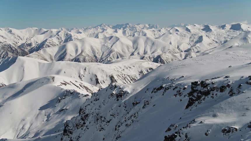 Mountains in snow
