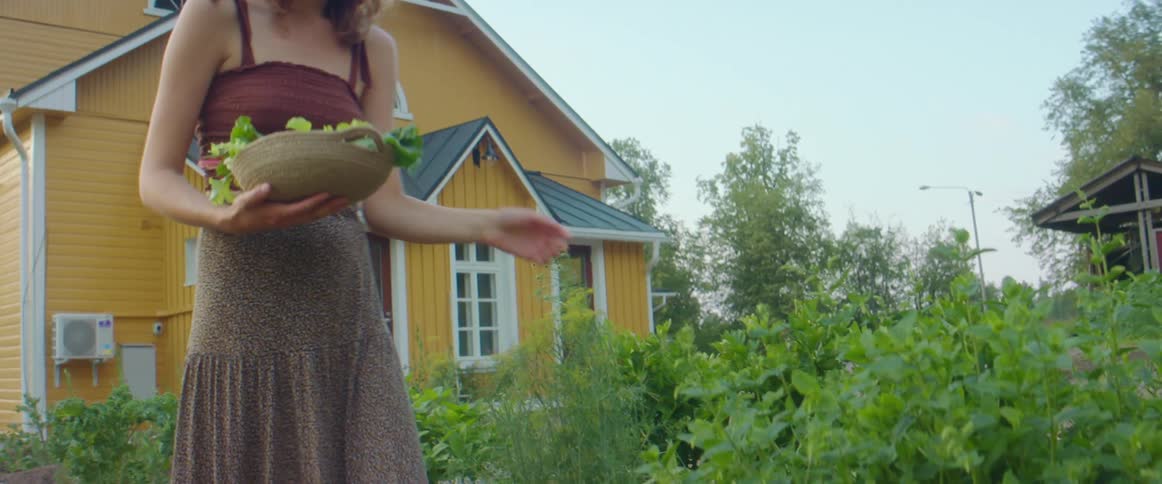 Person picking food