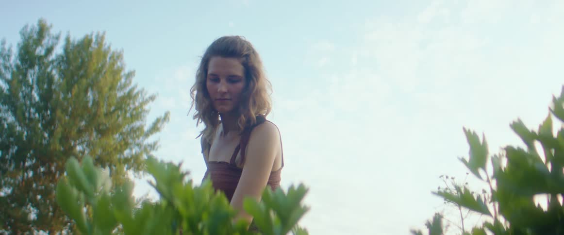 Person watering plants