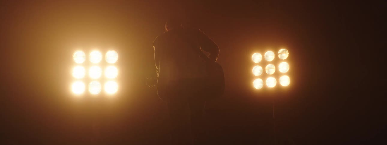 Musician playing guitar