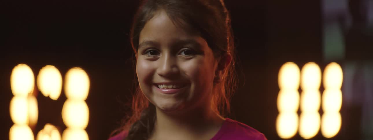 Female smiling and posing