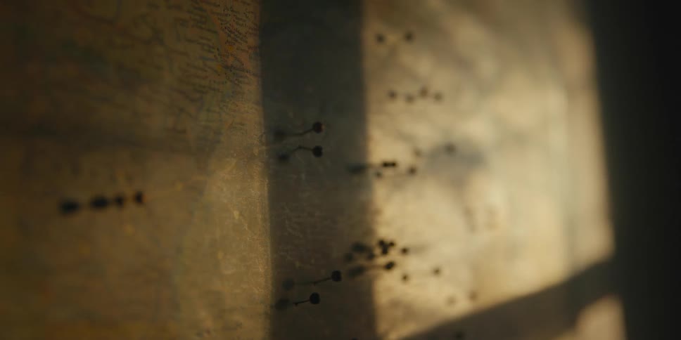 Needles on a map
