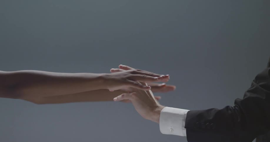 People moving hands