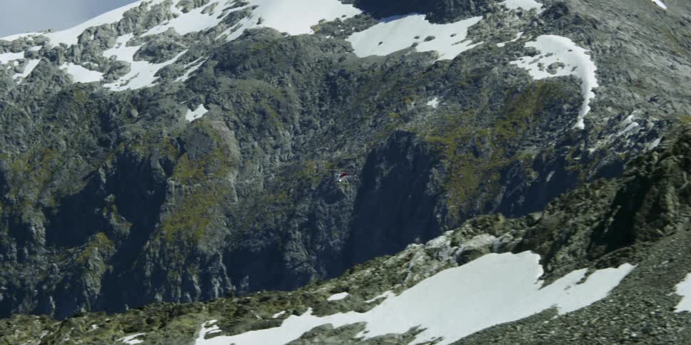 Snow covered canyons