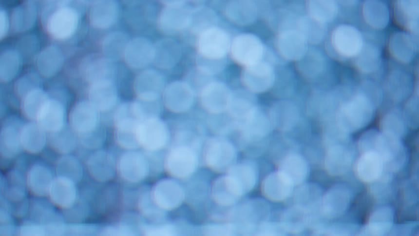 Blue bubbles moving
