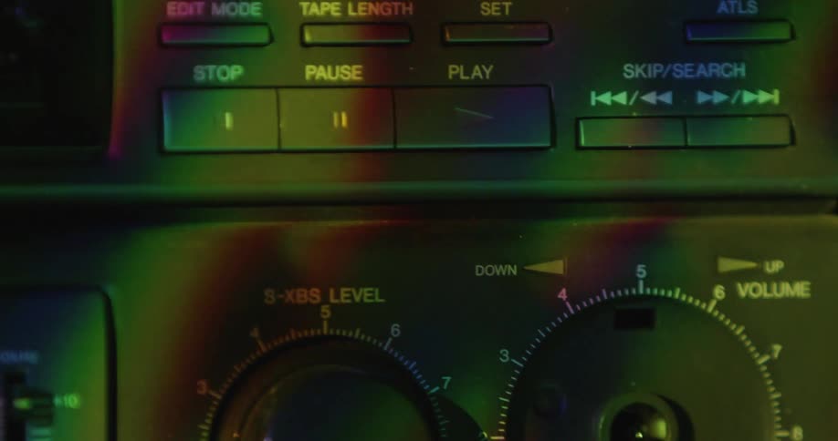Cd player with lights