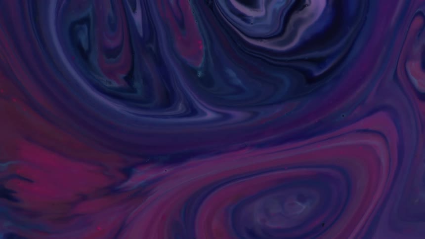 The paint moves around mixing