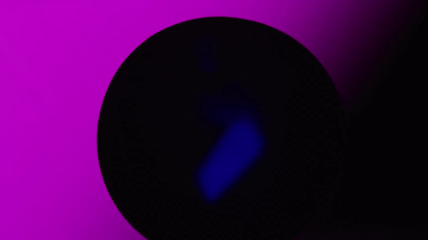 Lights moving on a screensaver