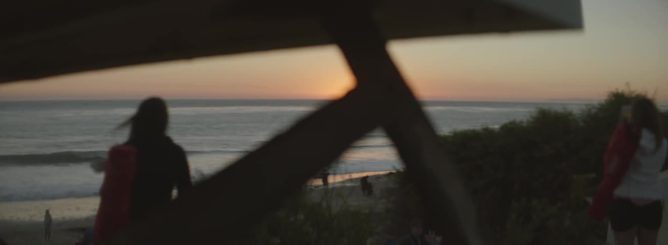 The sun rises over the ocean