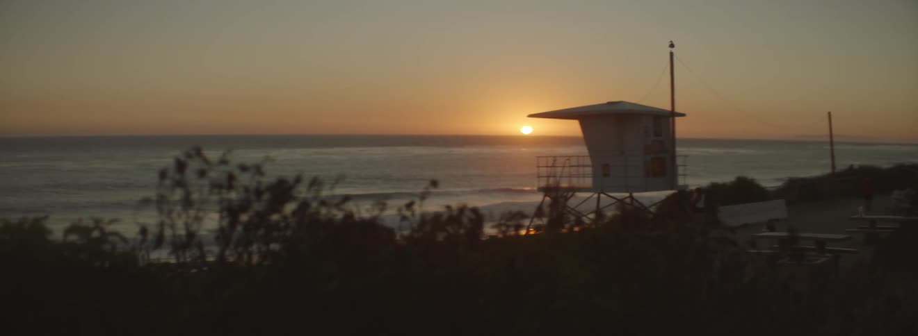 A beach sunrise