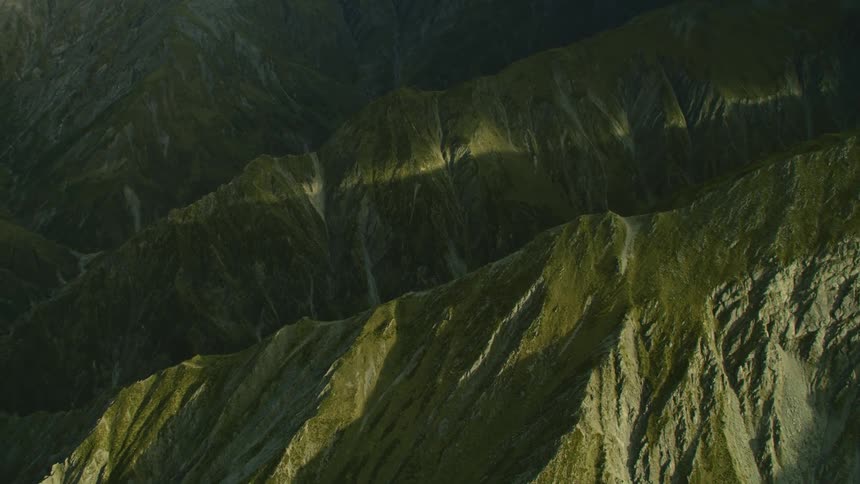 A thick layer of moss covers a canyon