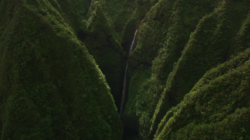 Waterfall in the mountains
