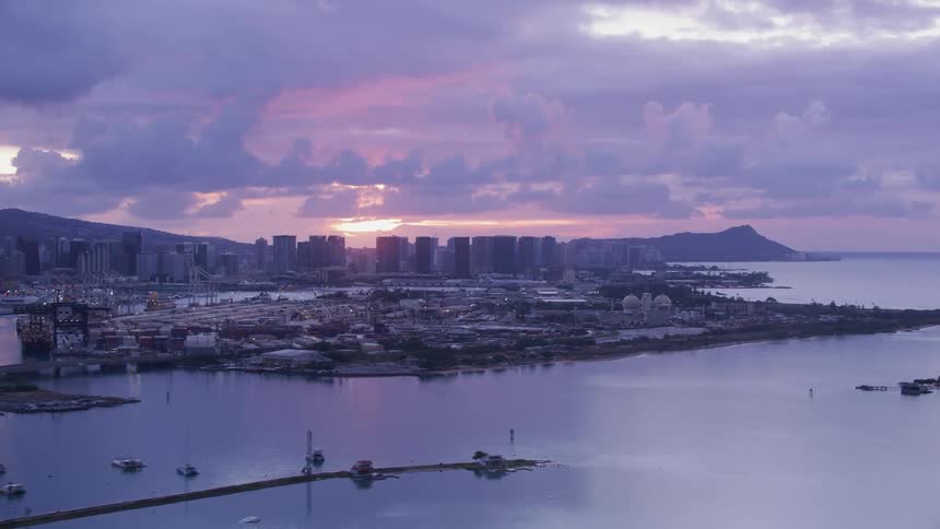 Aerial view of city