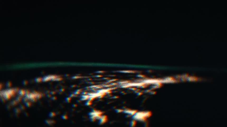 The blurry image waves and moves around