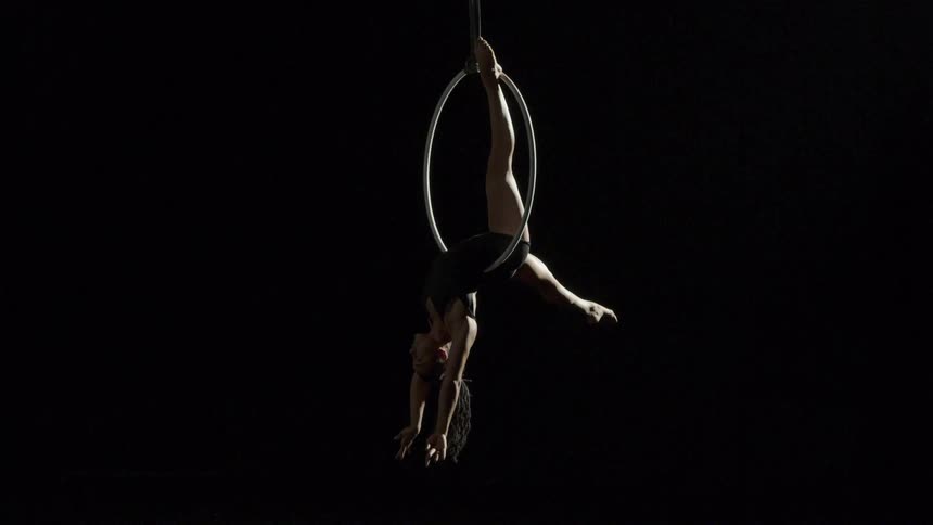 Black woman on ring
