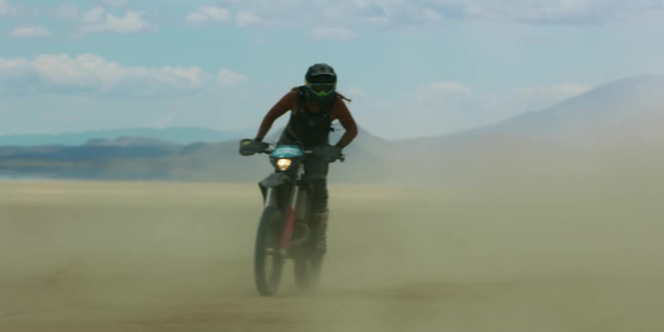 People on dirt bikes