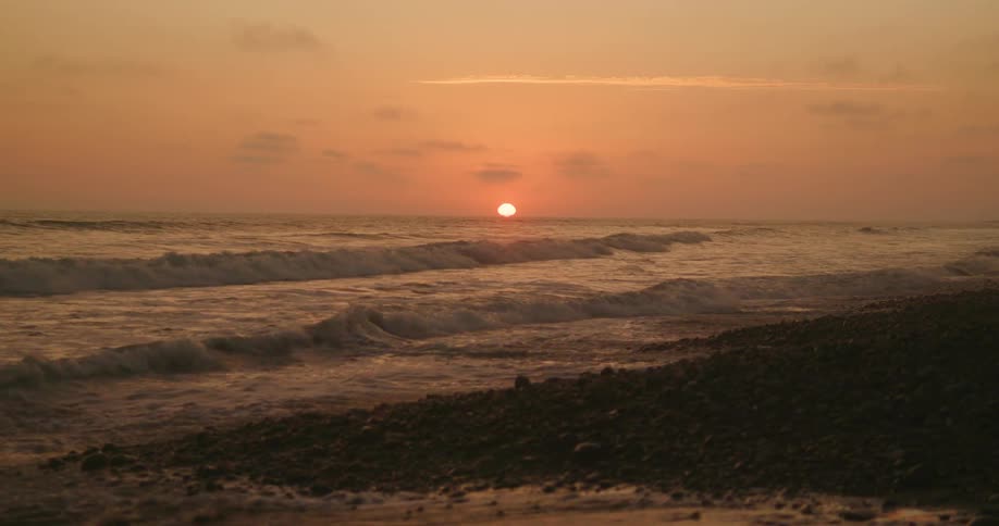 Sunrise at ocean