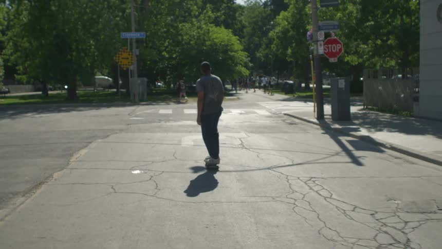 Person on skateboard