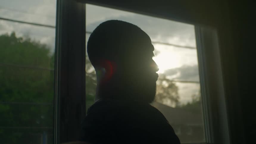Person standing indoors