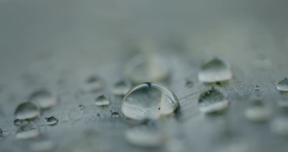 Droplets of liquid