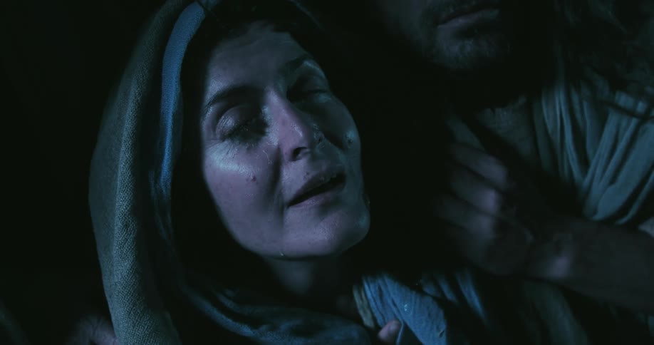 Female crying outside