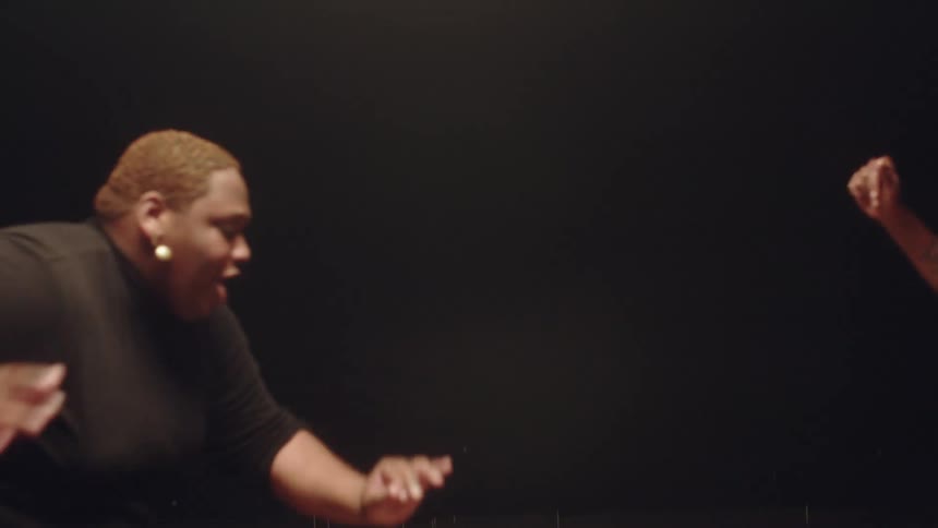 People dancing indoors