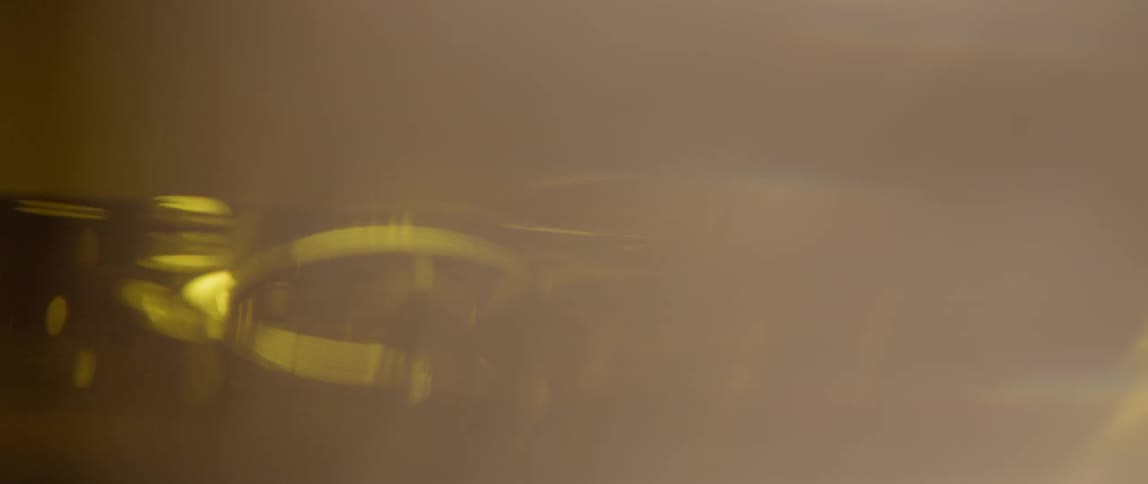 Bubbles move in and out of focus