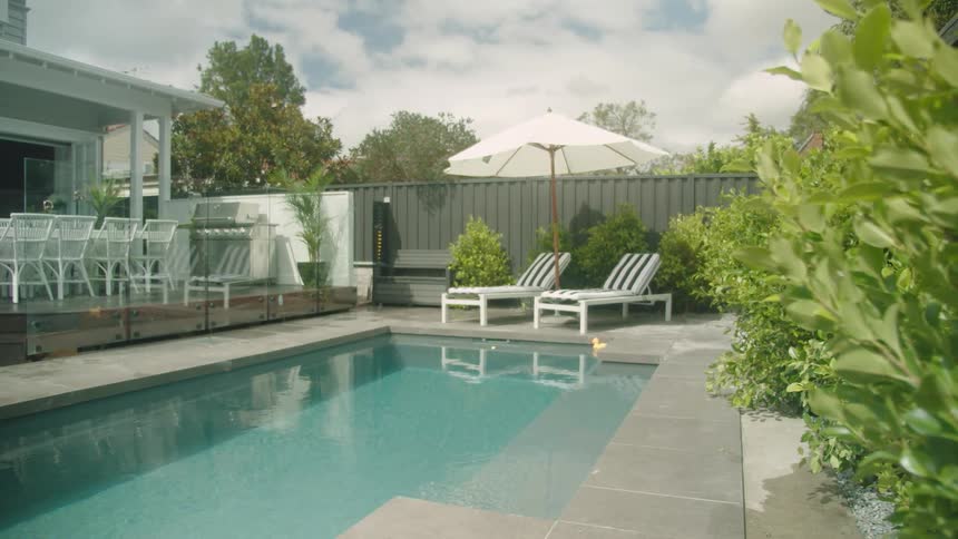 Building with a pool