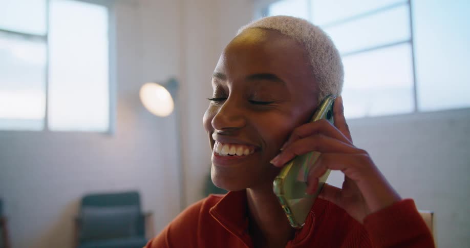 Person talking on phone