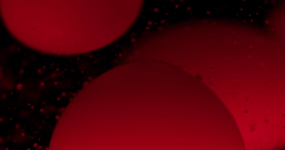 A close up of carbonation bubbles
