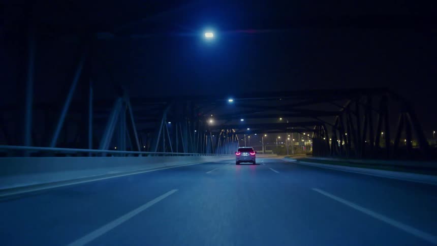 Car driving forward