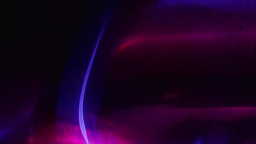 The dark space has different colors moving