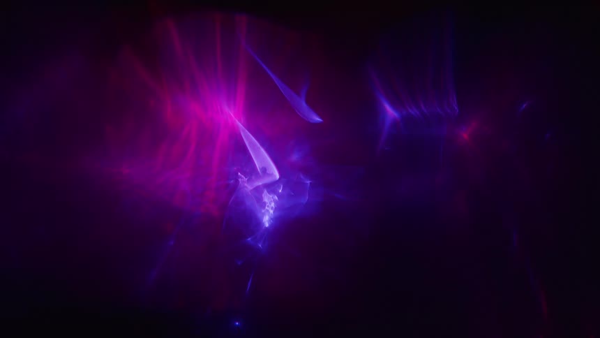 Abstract purple pink and red colors rise on the dark background