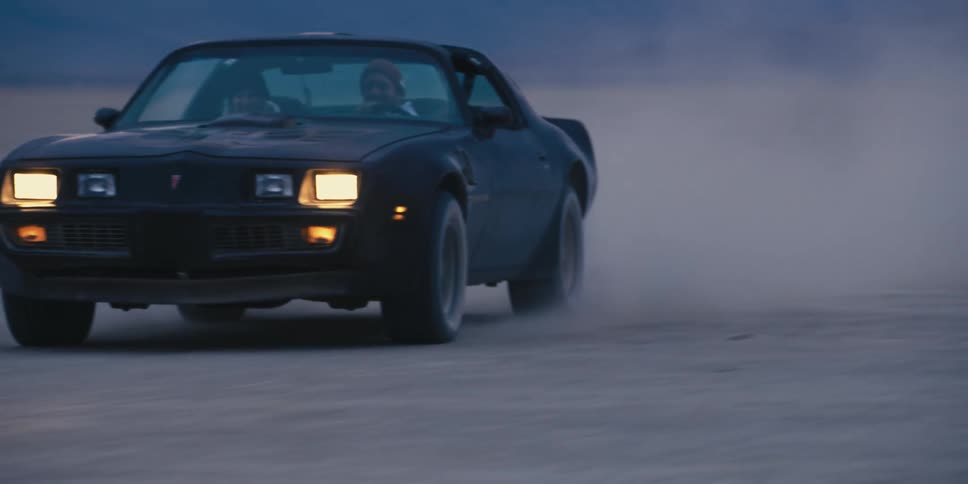 Person driving car