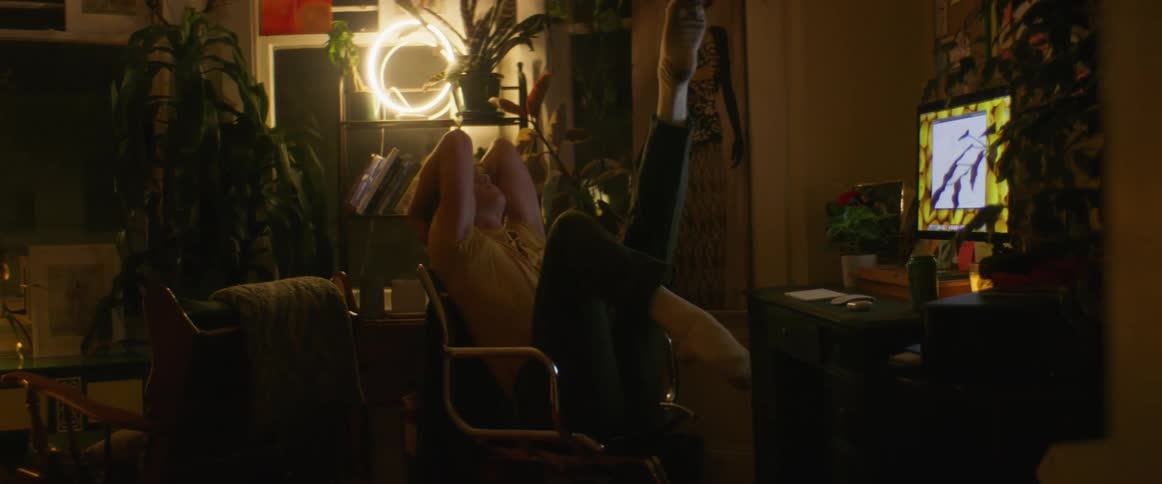 Person sitting on chair