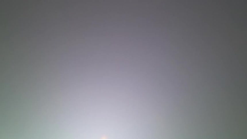 Lens flare from bottom