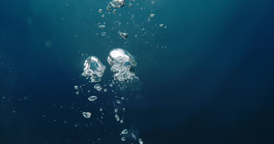 Bubbles rising up