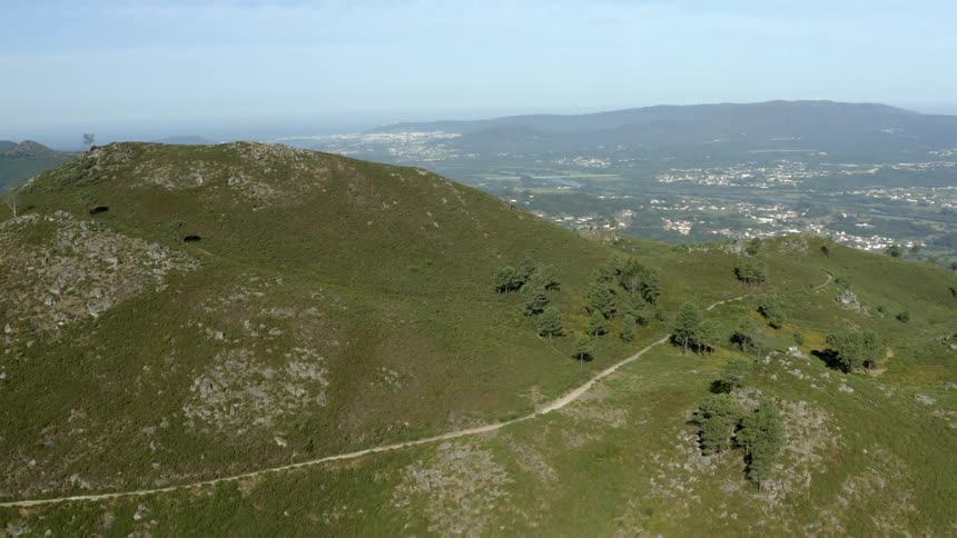Mountain and hill