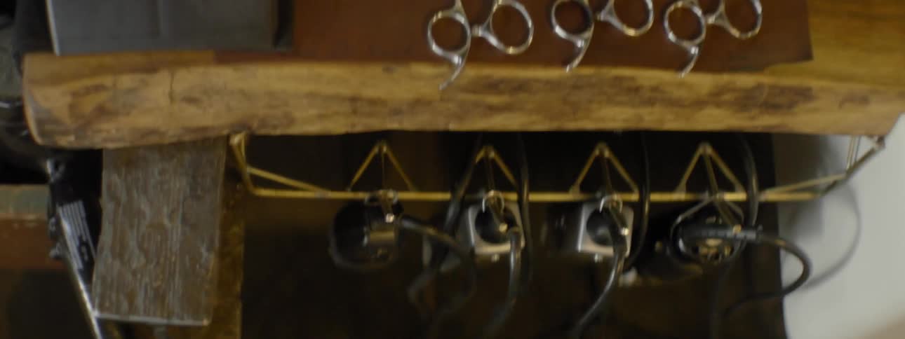 A barber shop's tools