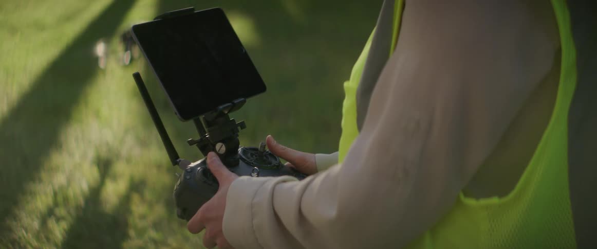 Person operating drones
