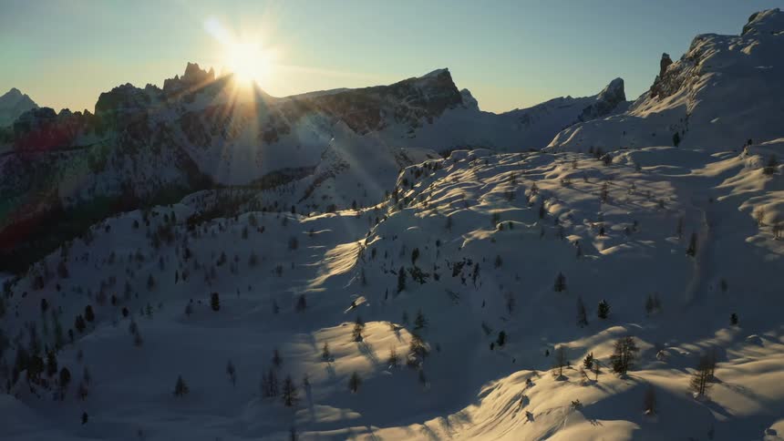 Mountain covered in snow