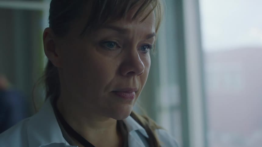 A female doctor in a building