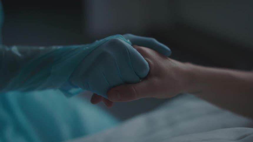 People holding hands